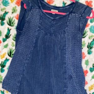 Denim blouse